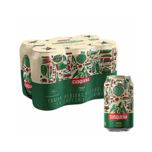 Cerveza Cusqueña Trigo de 355ml x6