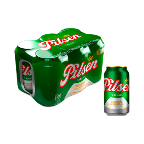 Cerveza Pilsen de 355ml x6