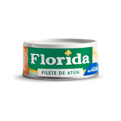 Filete de Atún en agua y sal Florida 140g