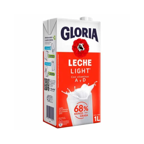 Leche Light Gloria 1L