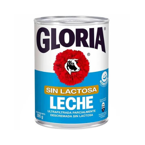 Leche Sin lactosa Gloria Lata 395g